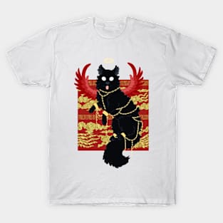 Black Angel Dog T-Shirt